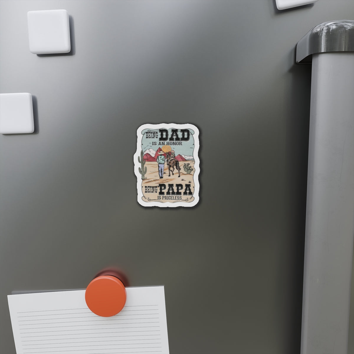 Papa Die-Cut Magnet