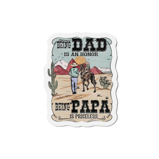 Papa Die-Cut Magnet