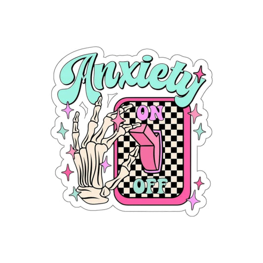 Anxiety Kiss-Cut Sticker
