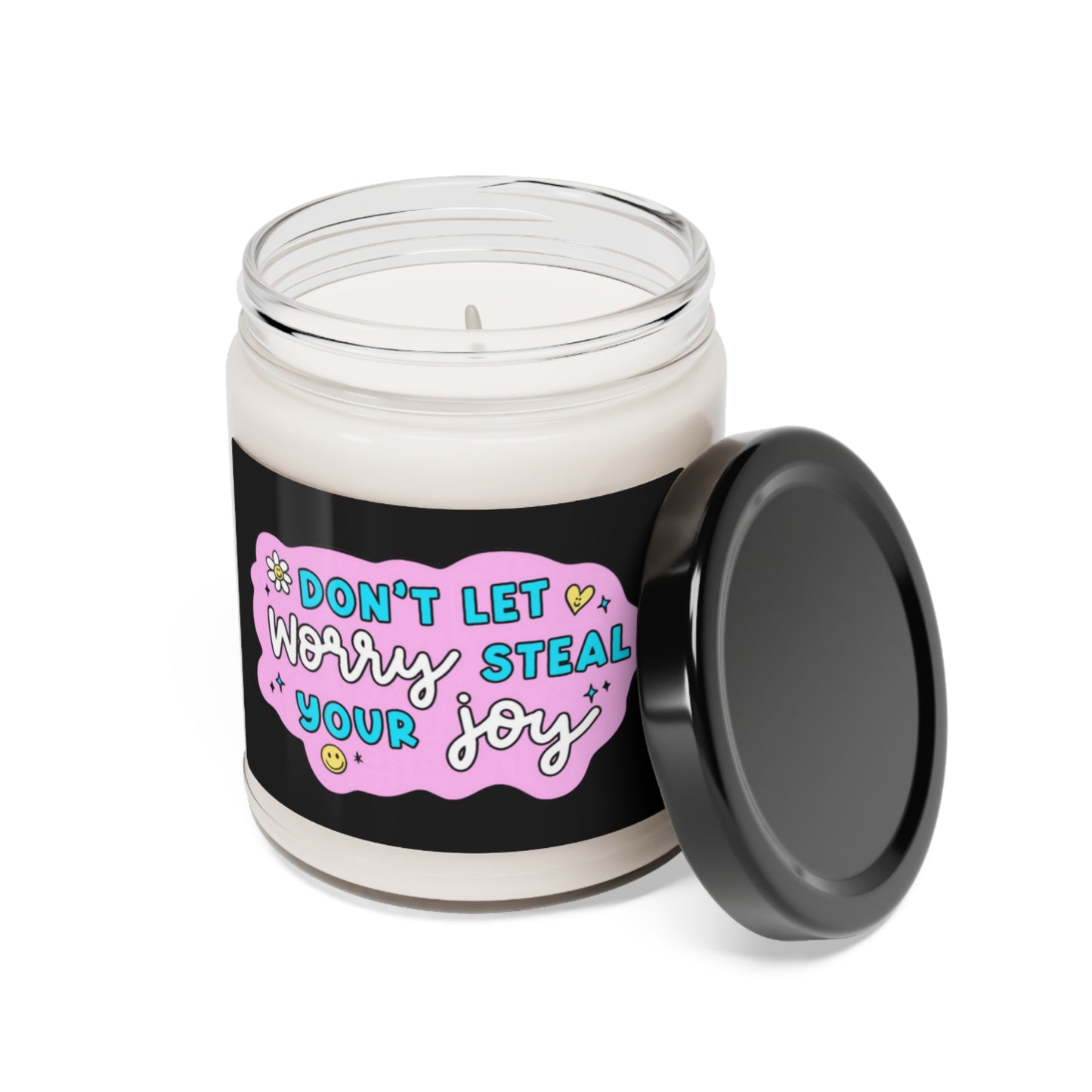 Dont Let Worry Steal Your Joy Scented Soy Candle, 9oz